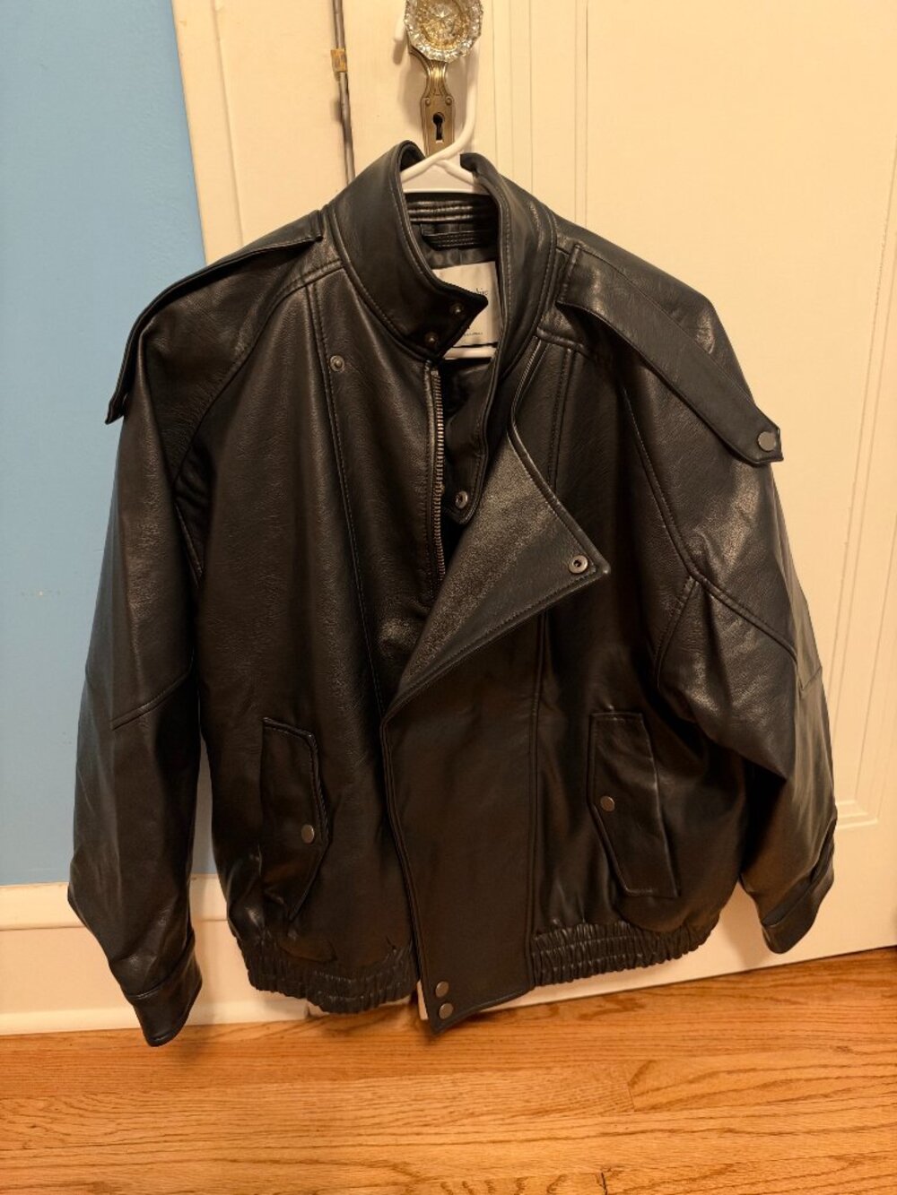 Abercrombie & Fitch Vegan Leather Jacket